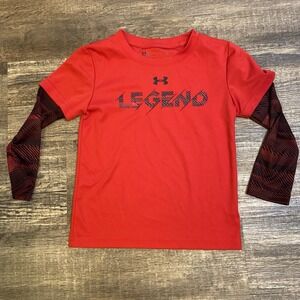 Under Armour "Legend" Boy's‎ Size 4T Long Sleeve Shirt EUC